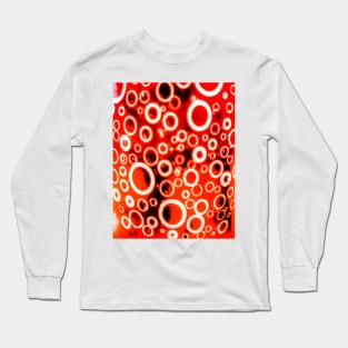 Red Bubbles Long Sleeve T-Shirt